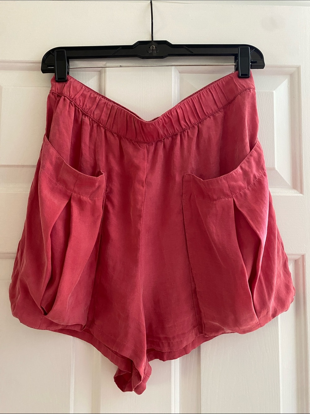 Zara Fullsens Coral Pink Balloon Pocket Shorts Size Large